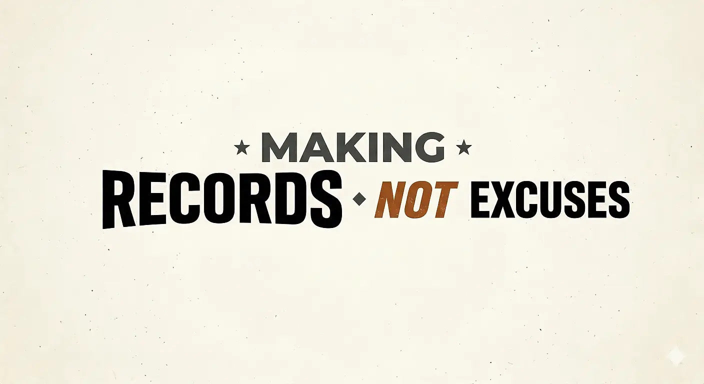 Making Records Not Excuses
